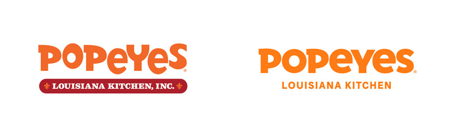 thiết kế logo popeyes mới